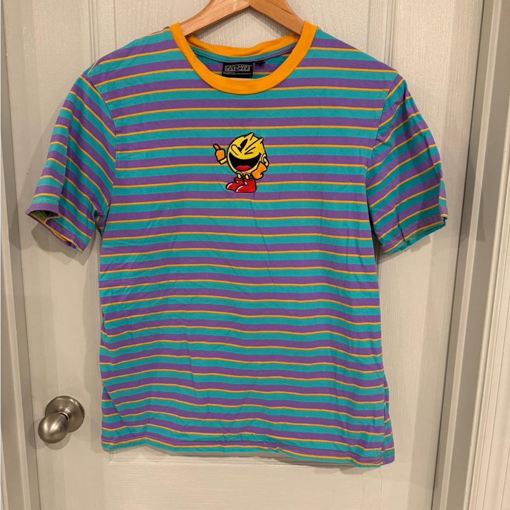 Colorful Striped Short Sleeve Tee